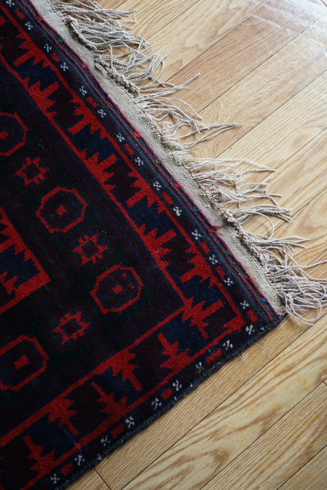 Afghanistan Vintage Baluch Zanjir 1980年代 358 × 190 cm  No.AF2530