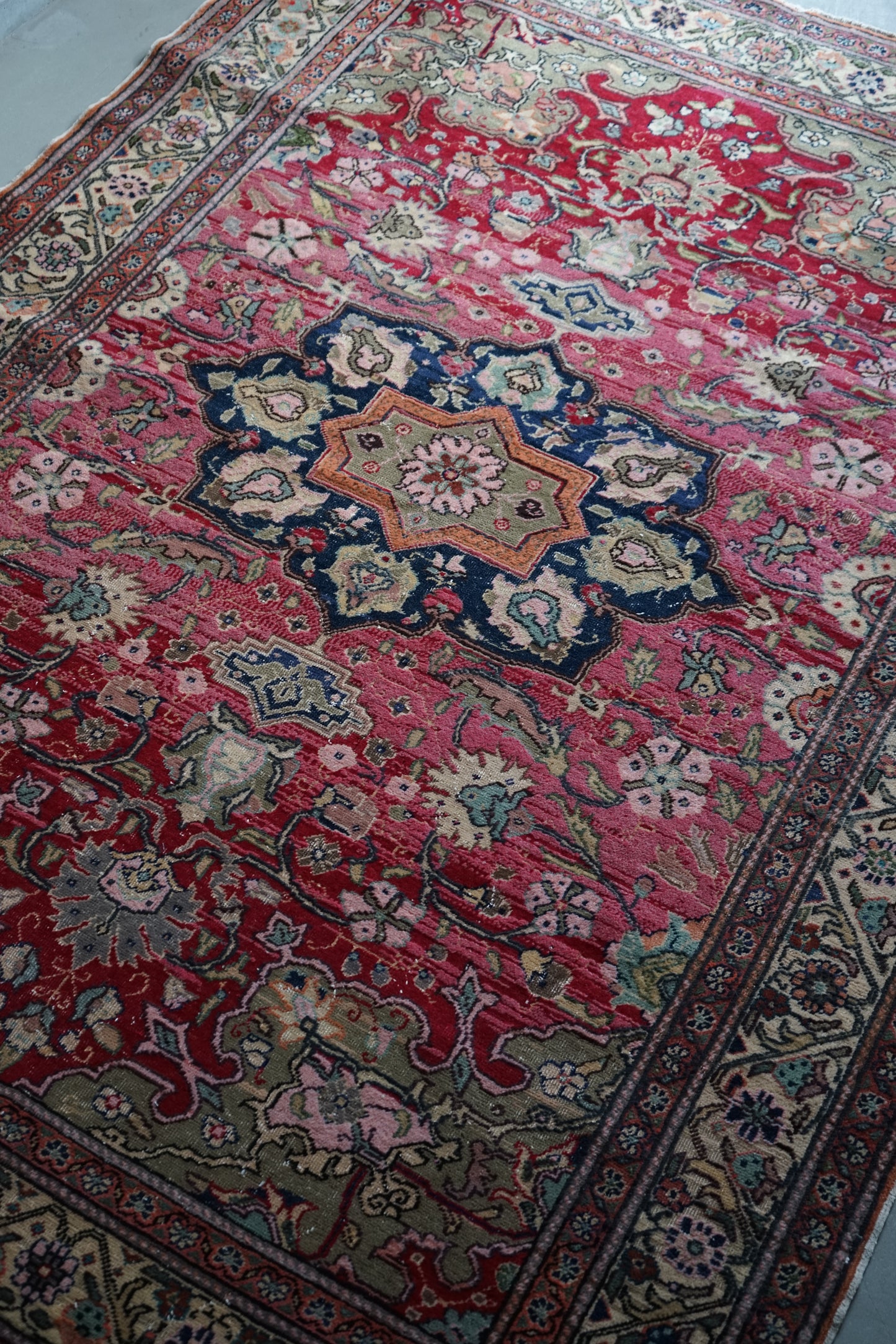 TURKEY OLD KAYSERI PINK 1950-1960年代 218 × 153 cm No.TR25192