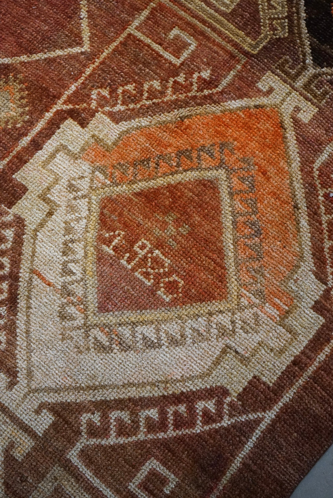 TURKEY VINTAGE ANATORIA BROWN 1980年代 256 × 155 cm No.TR25157