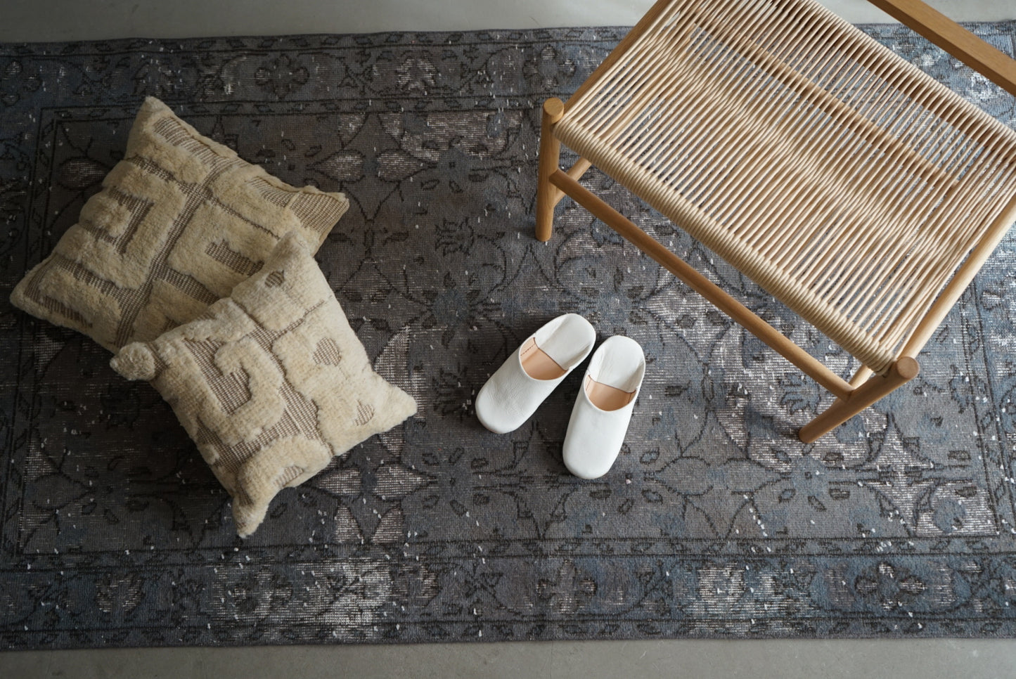 TURKEY OLD CHARCOAL GREY 1970年代 200 × 112 cm No.TR25154