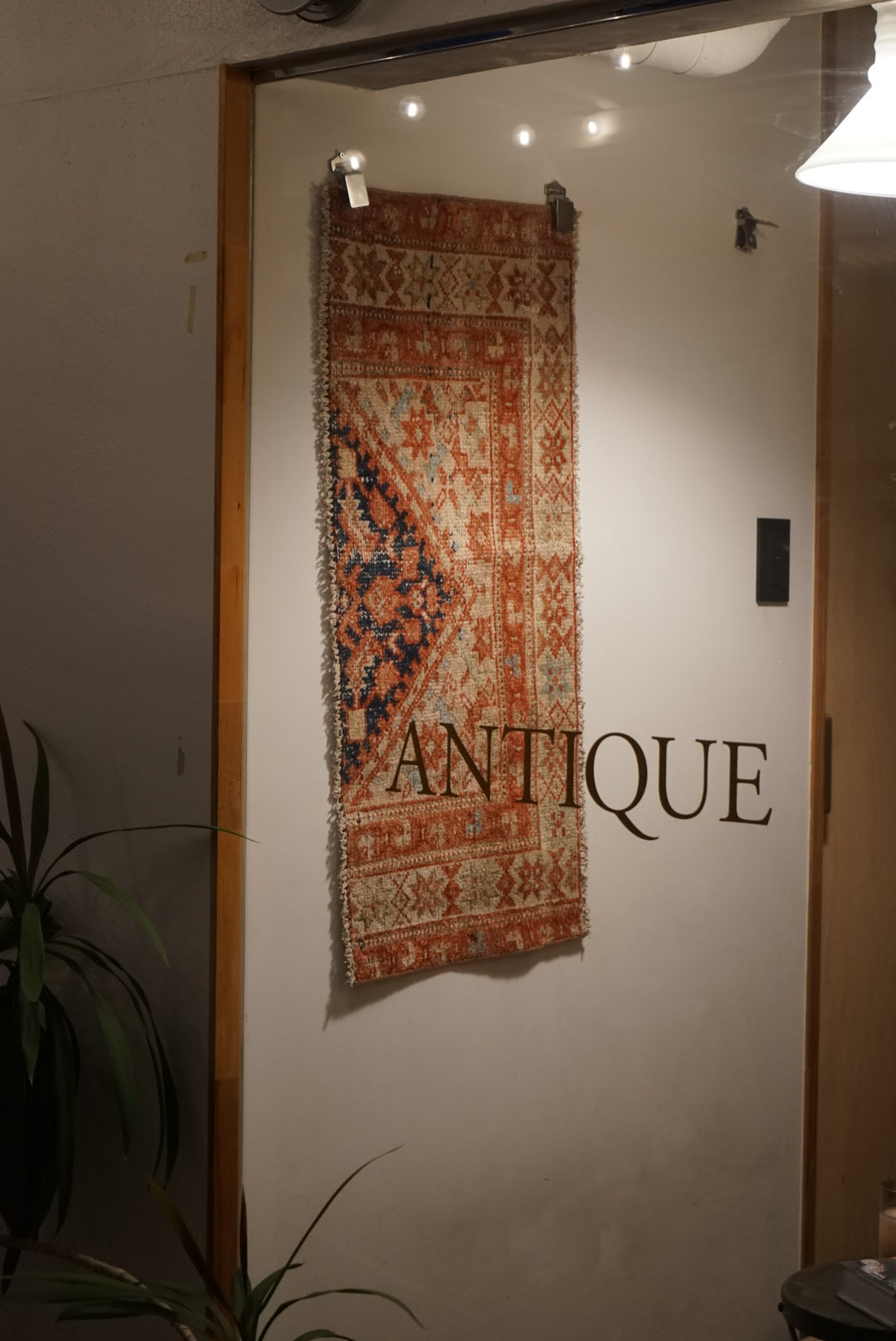 Türkiye Old Oushak Red Small size 1970年代 96.5 × 44 cm No.TR25241