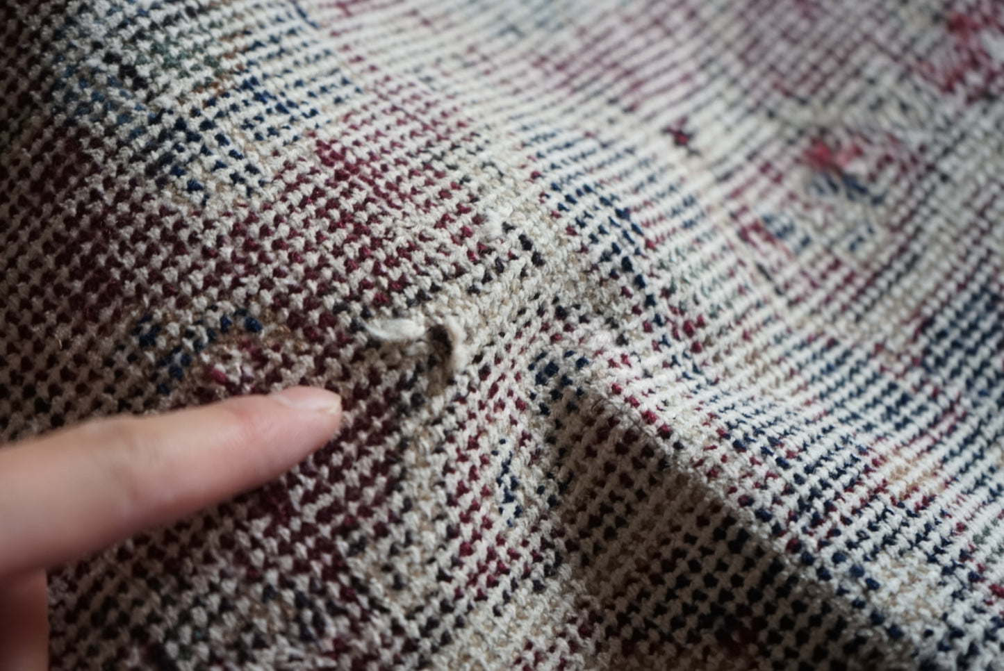 Türkiye Old Isparta Wine Red 1970年代 202 × 99 cm No.TR25254