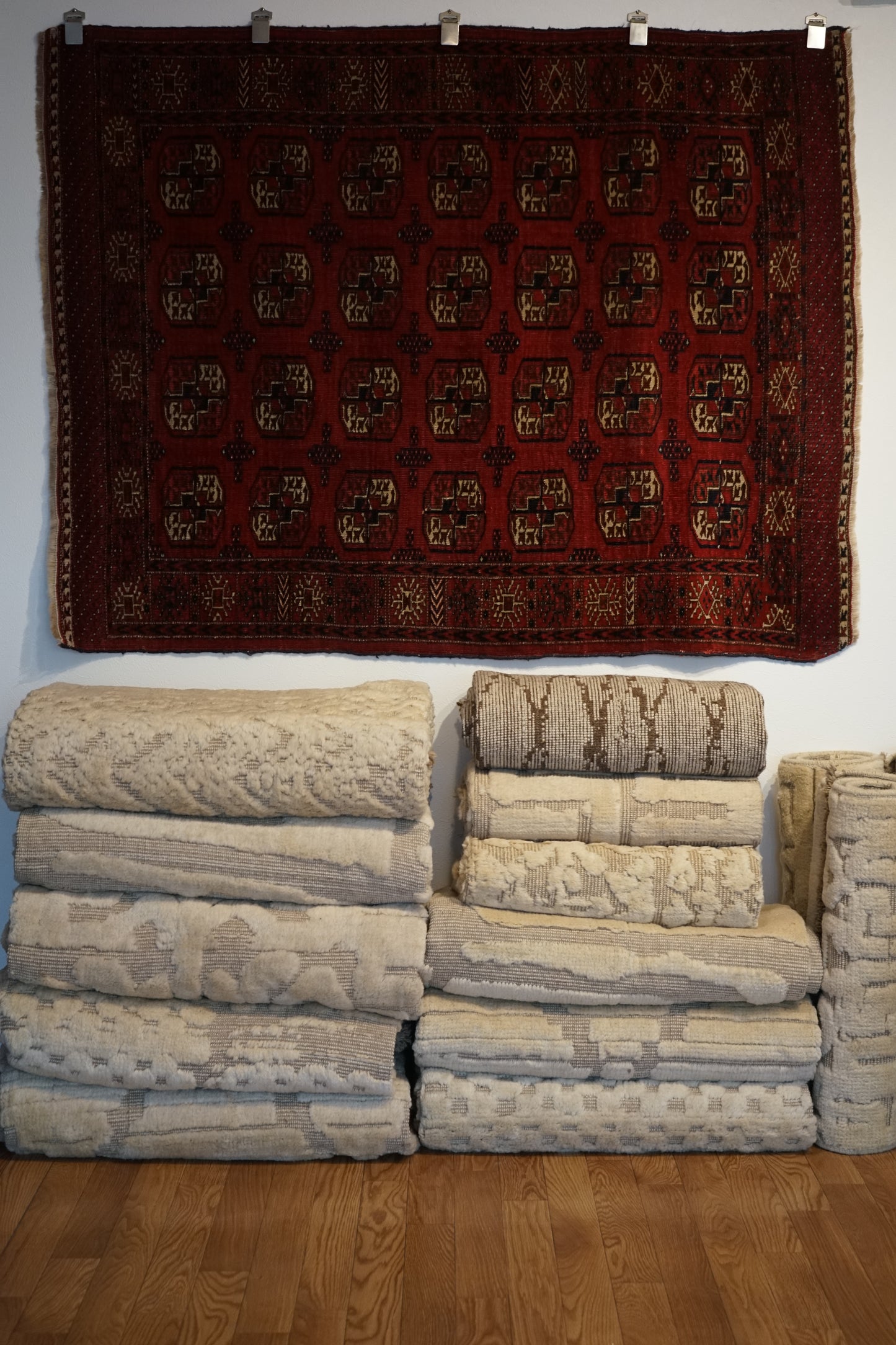 店頭販売 IRAN ANTIQUE TURKMEN YAMUT 1870年代 150 × 115 cm