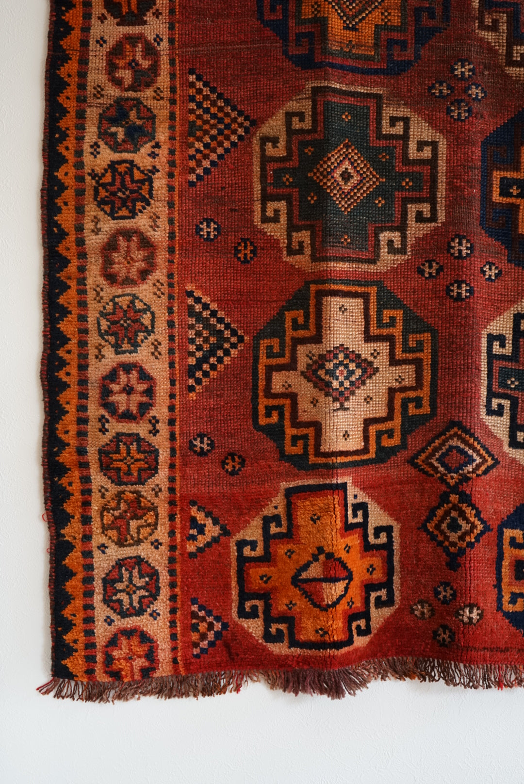 店頭販売 Iran Antique Qashqai Shiraz 1840年代 172 × 115 cm