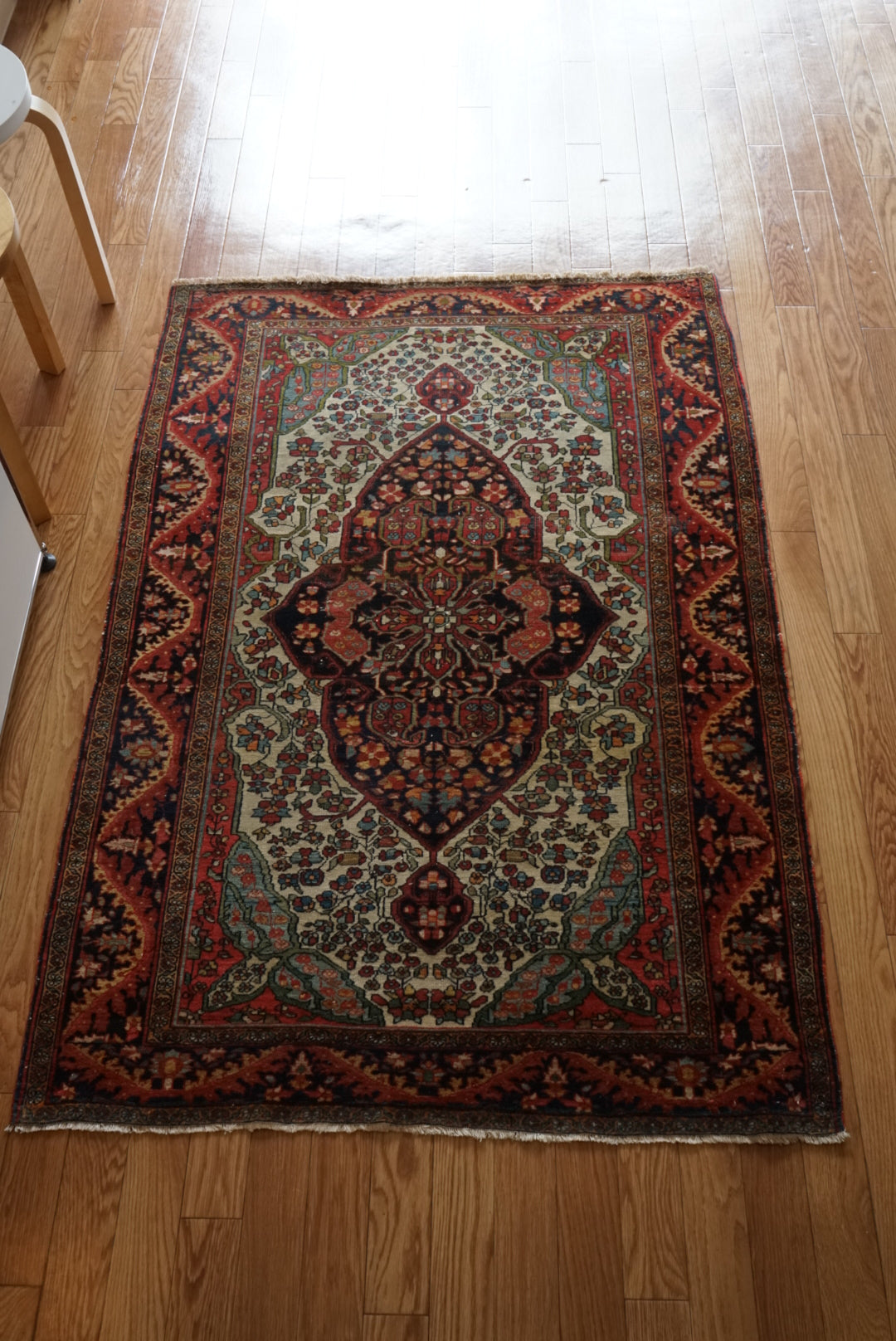 店頭販売 Türkiye Old Kemaliye Flower Medallion 1930年代 186 × 108 cm No.TR25457