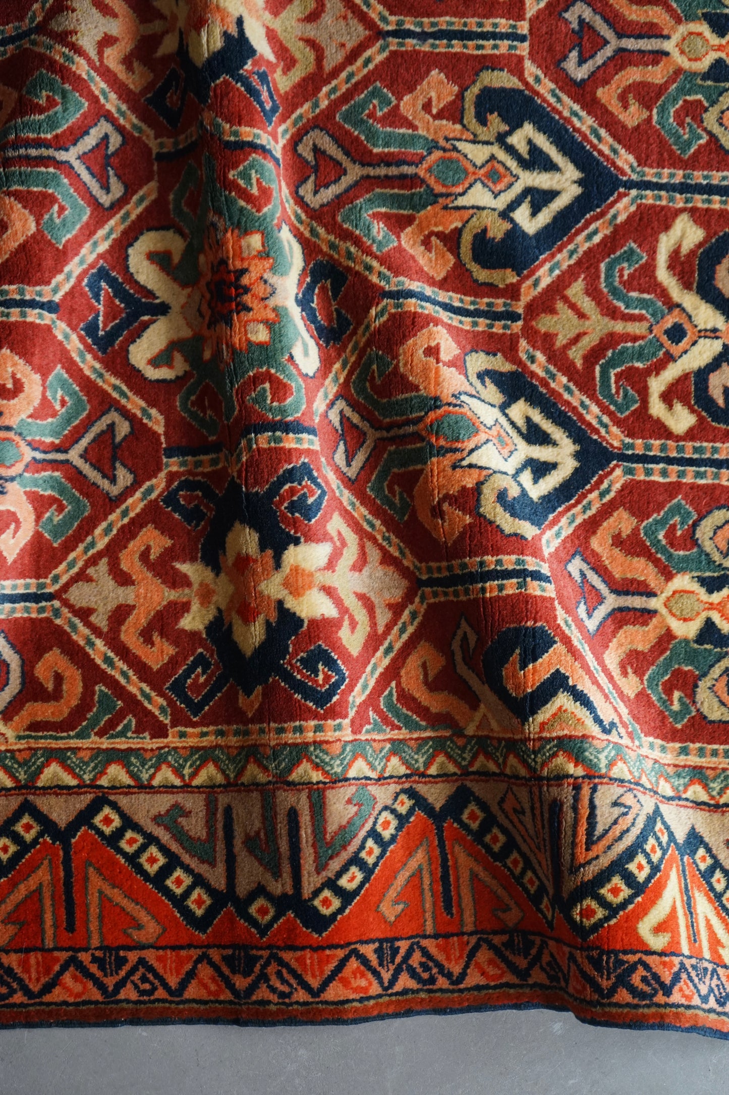 IRAN ANTIQUE SHIRVAN COSSACKS 1860年代 181 × 125 cm