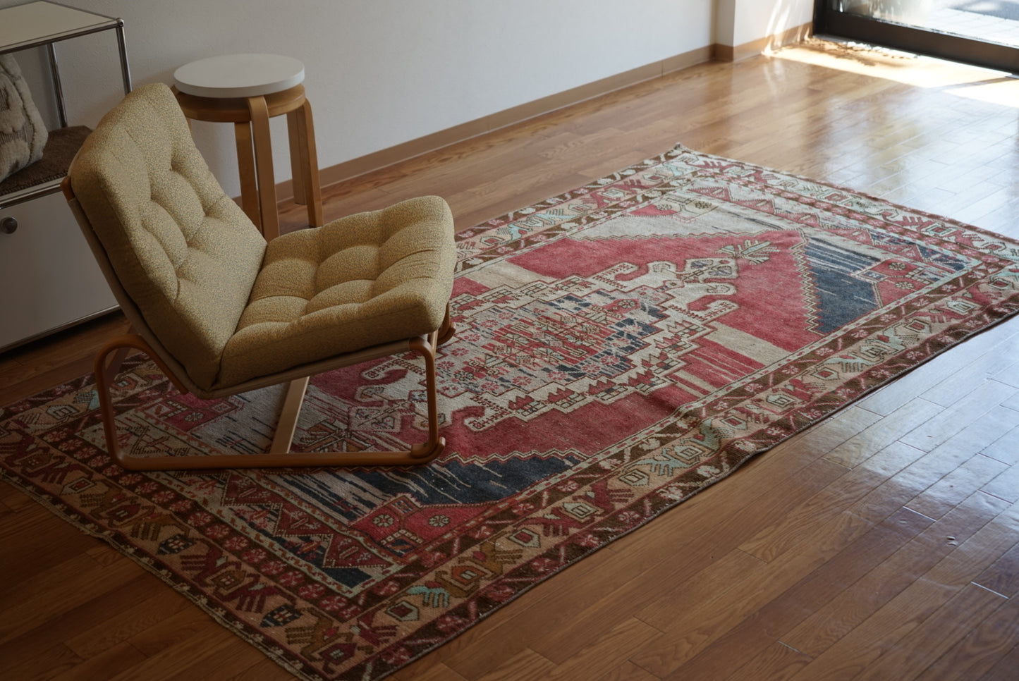 Türkiye Old Kayseri Medallion Modern Color 1970年代 257 × 145 cm No.TR25390