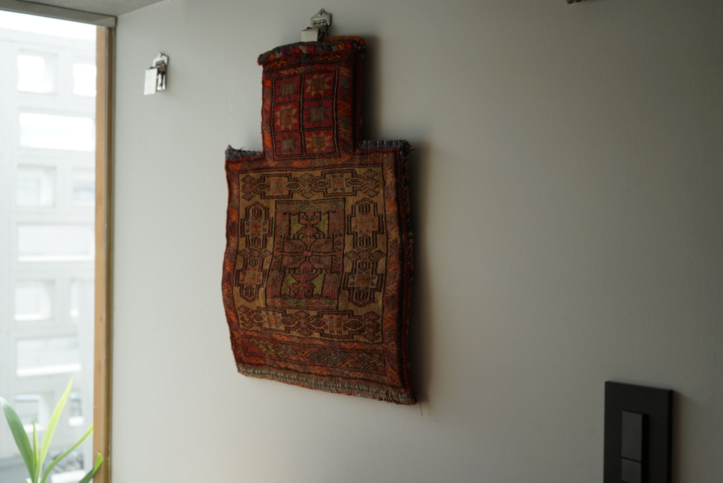 AFGHANISTAN OLD BALUCH SALT BAG 1970年代 46 × 34.5 cm