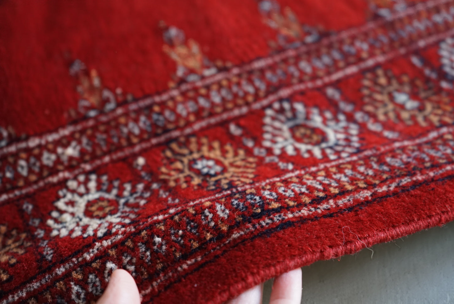 Türkiye Old Turkmen Red 1970年代 141 × 93 cm No.TR25232