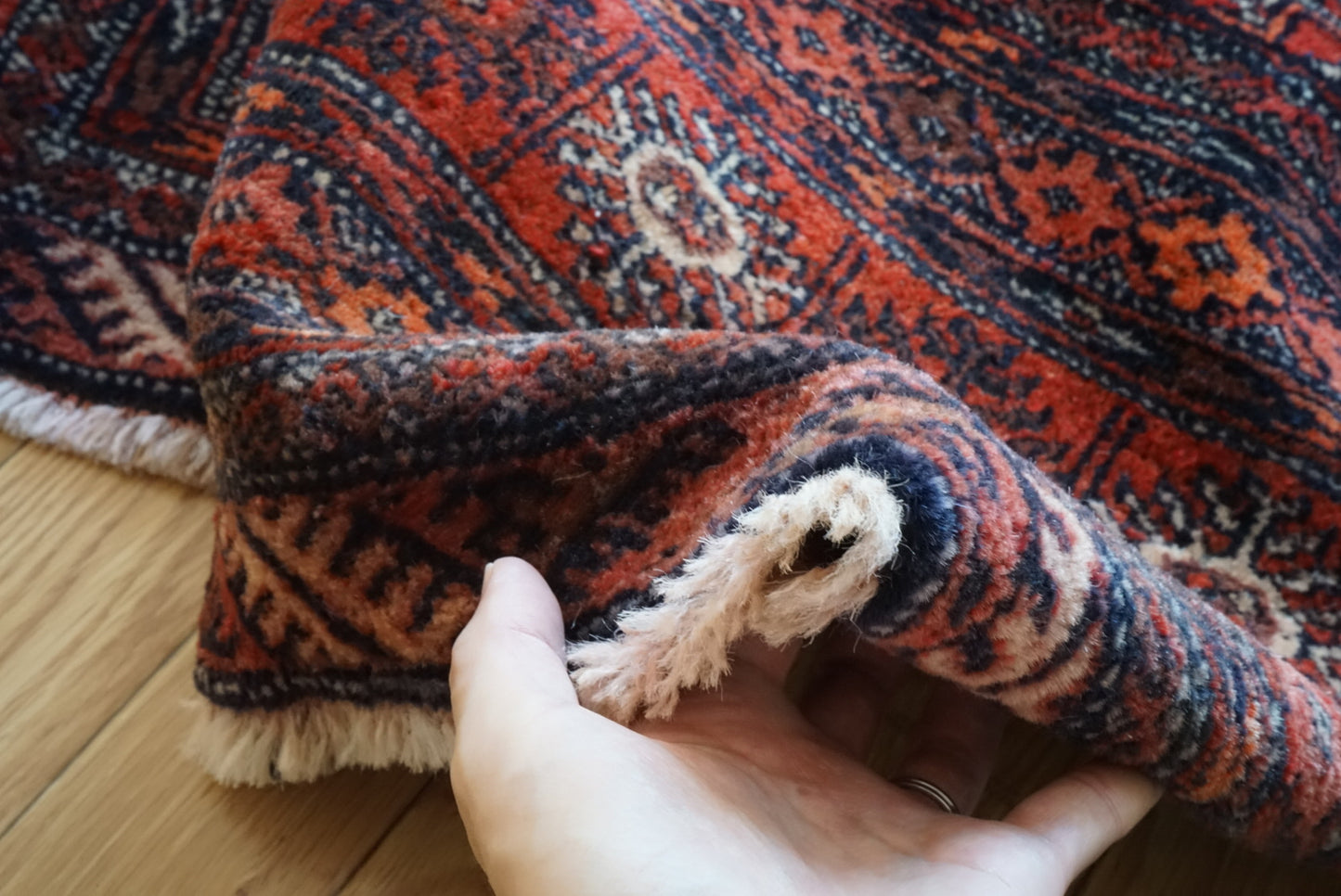 店頭販売 Afghanistan Old Turkmen 1960年代 202 × 137 cm  No.AF2532