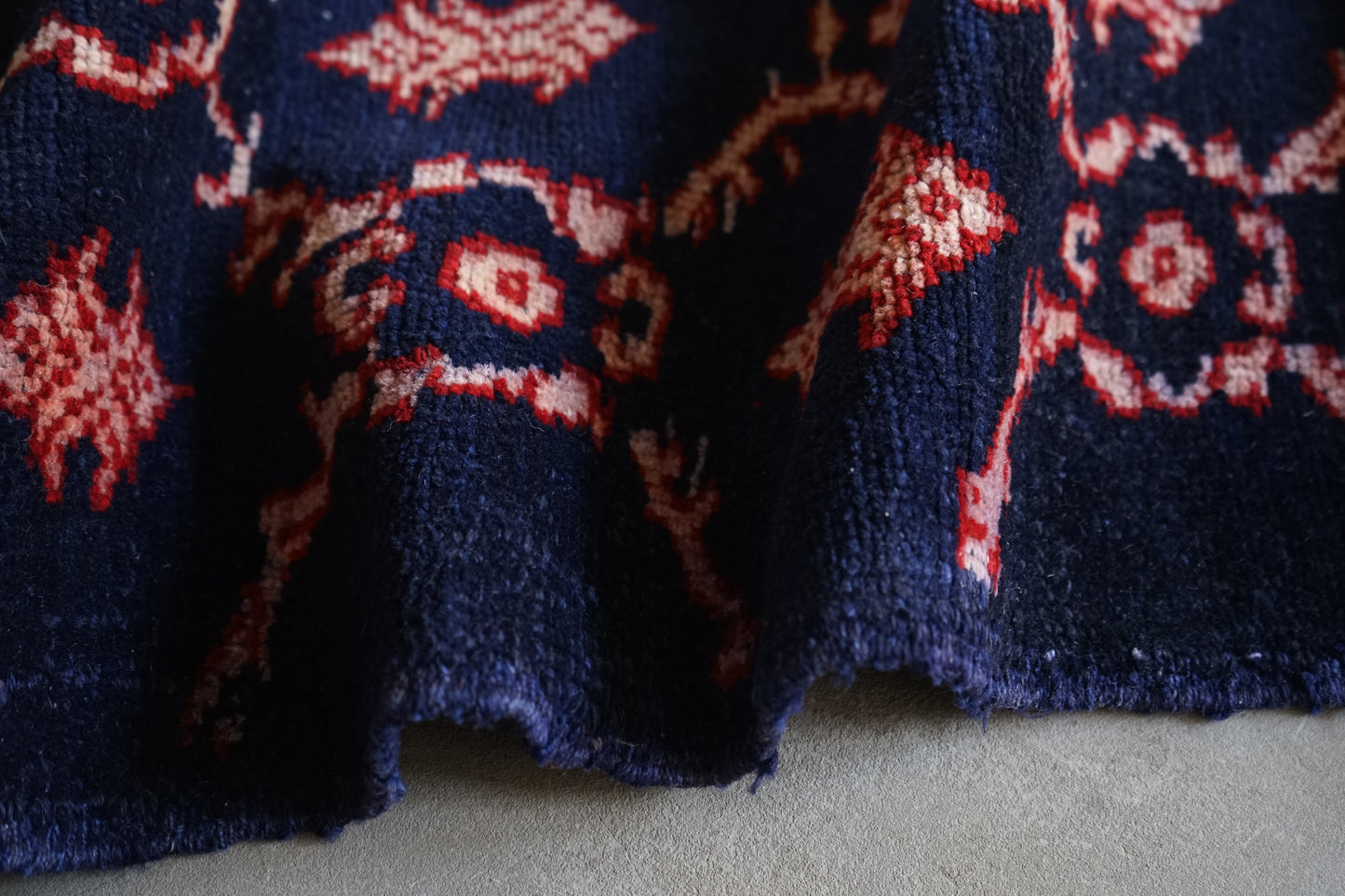 TURKEY OLD ISPARTA NAVY 1970年代 165 × 124 cm No.TR25211