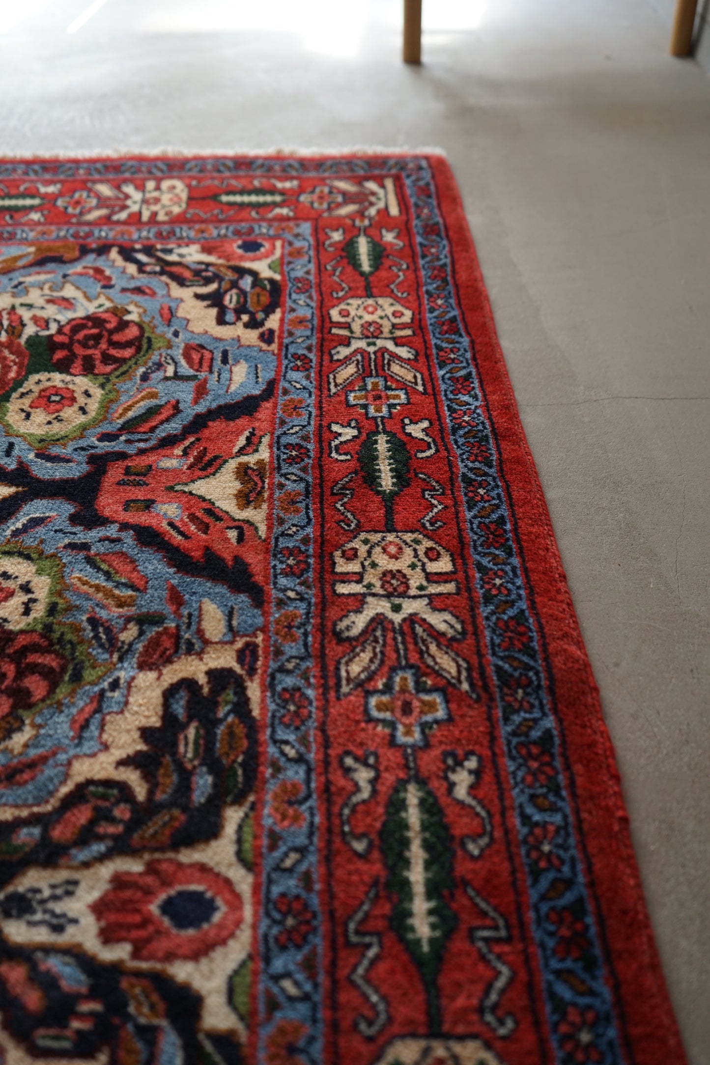 IRAN ANTIQUE BIJAR SANANDAJI MILZA ALI 1920年代 150 × 127 cm