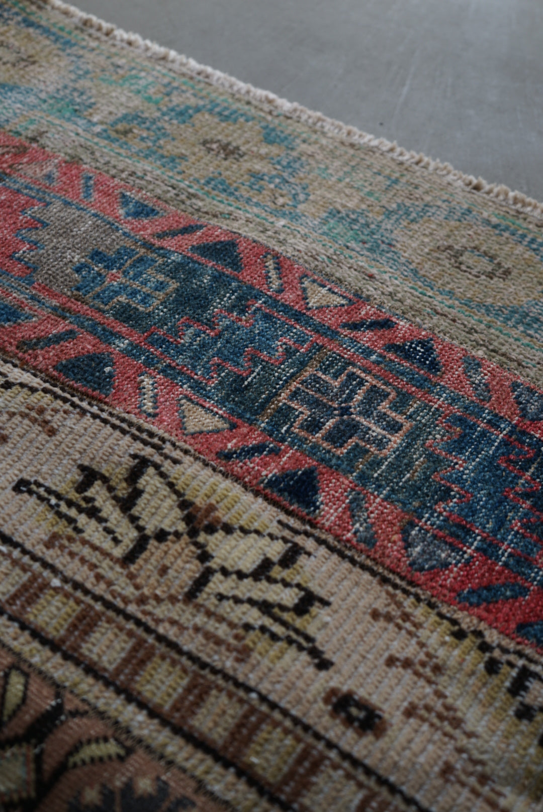 Türkiye Old Isparta Patchwork Runner Size 1970年代 176 × 69 cm No.TR25236