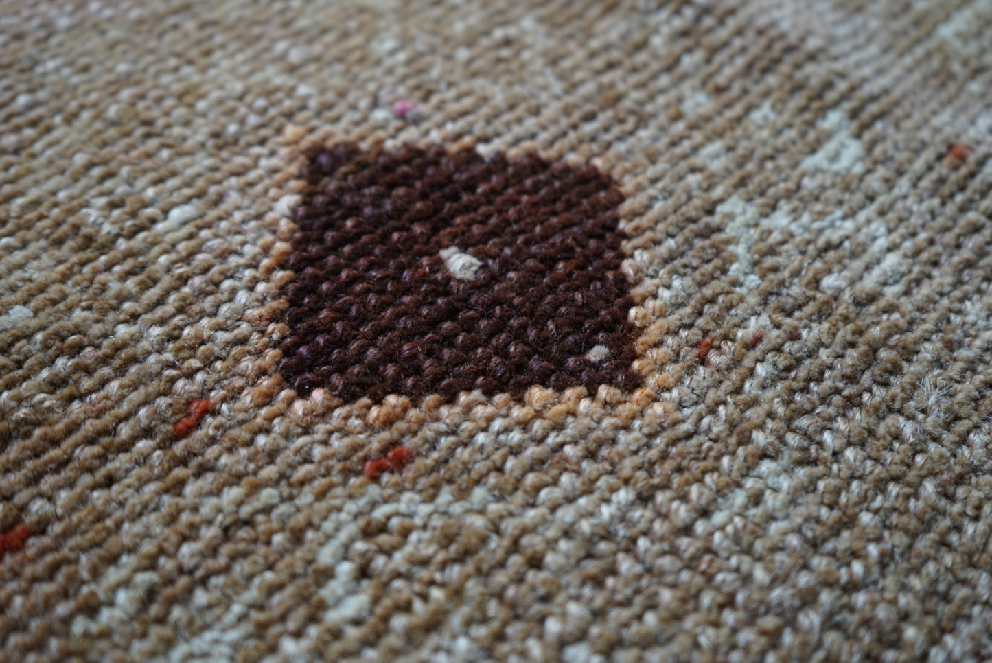 TURKEY VINTAGE ANATORIA BROWN 1980年代 256 × 155 cm No.TR25157