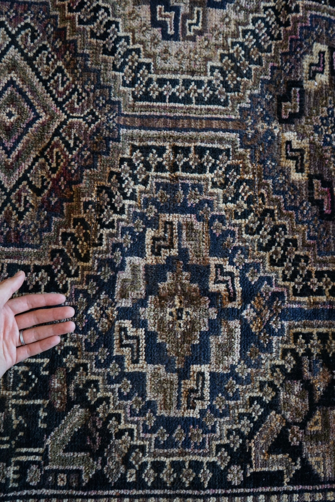 店頭販売 Iran Antique Shiraz Khamseh Dolkhani 1770年代 186 × 131 cm