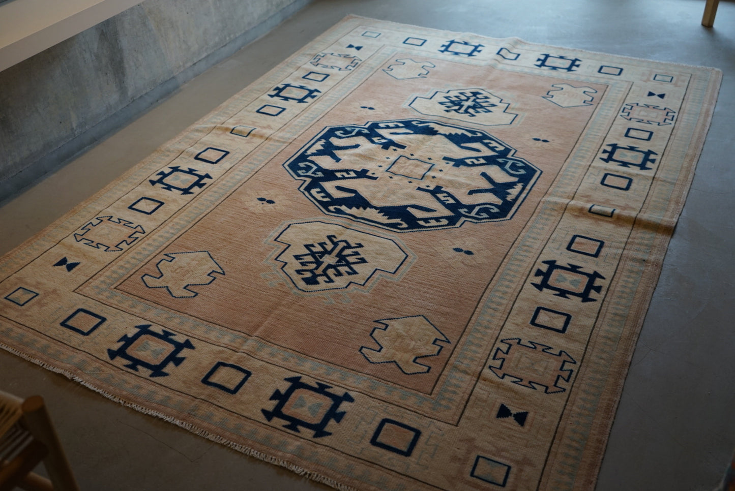 TURKEY OLD ANATORIA BEIGE 1970年代 210 × 150 cm No.TR25156