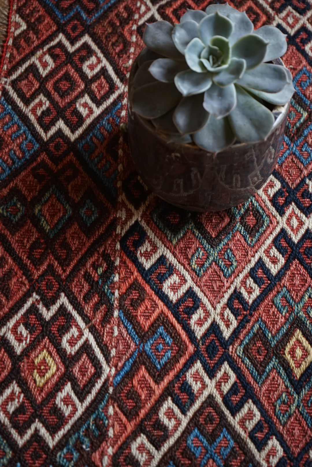 Türkiye Old Kurdistan Jajim Small size 1970年代 53 × 49 cm No.TR25233