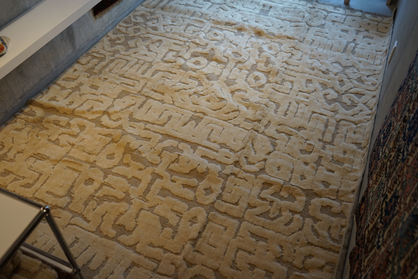 店頭販売 ORIGINAL IRAN  QASHQAI KILIM LIVING MAIN SIZE " ANCIENT " 300 × 200 cm