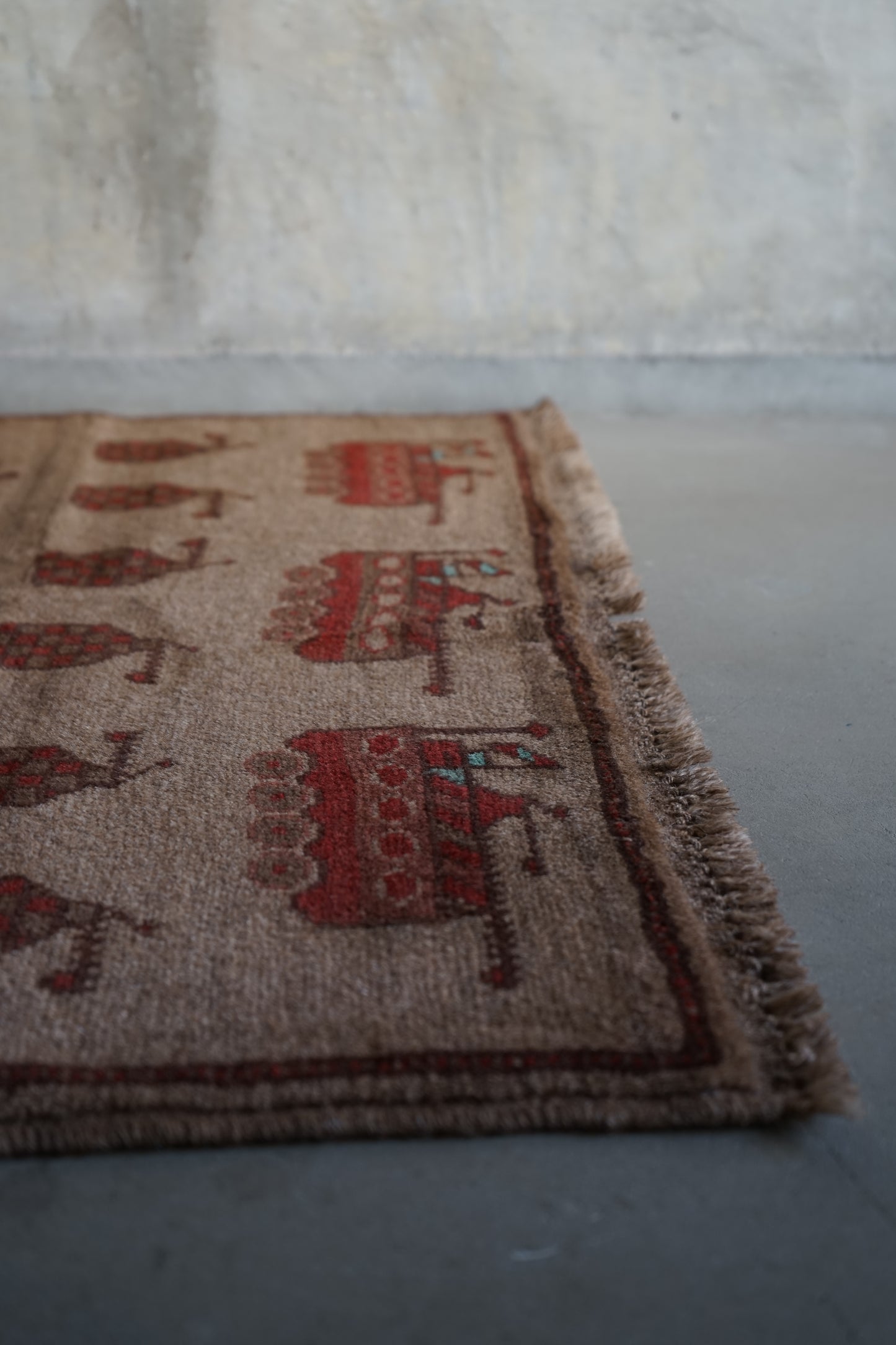 AFGHANISTAN VINTAGE WAR RUG 1980年代 149× 90 cm No.AF2512
