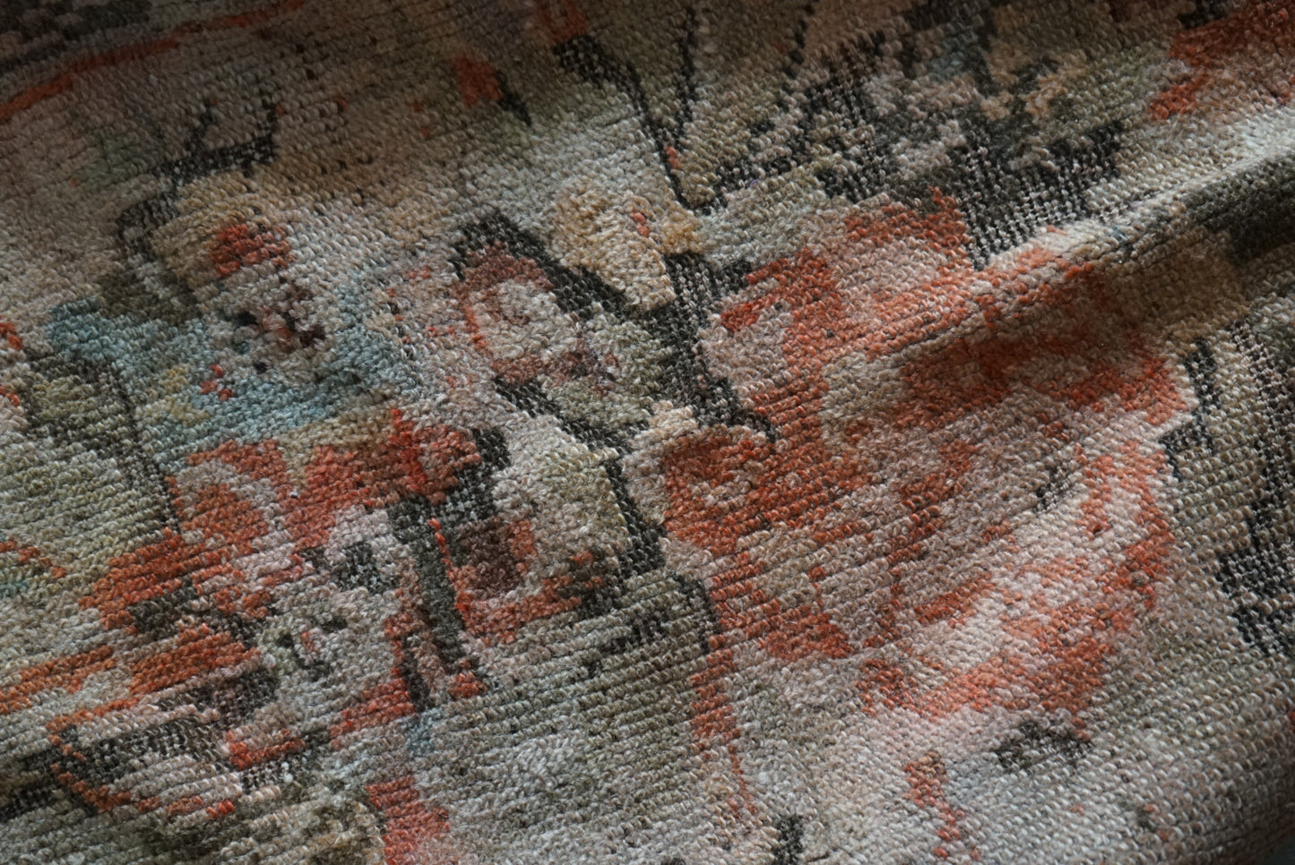 TURKEY OLD ISPARTA ROSE FLOWER 1950-1960年代 161 × 107.5 cm No.TR25129