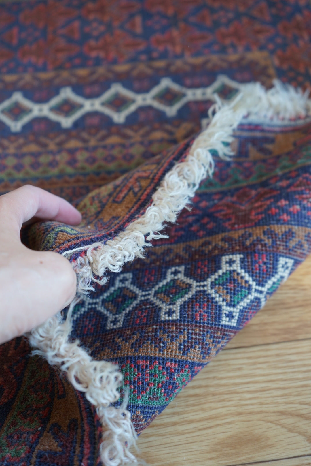 Afghanistan Old Baluch Prayer Rug 1970年代 155 × 100 cm  No.AF2541 / 国内送料無料・羊毛手織り絨毯