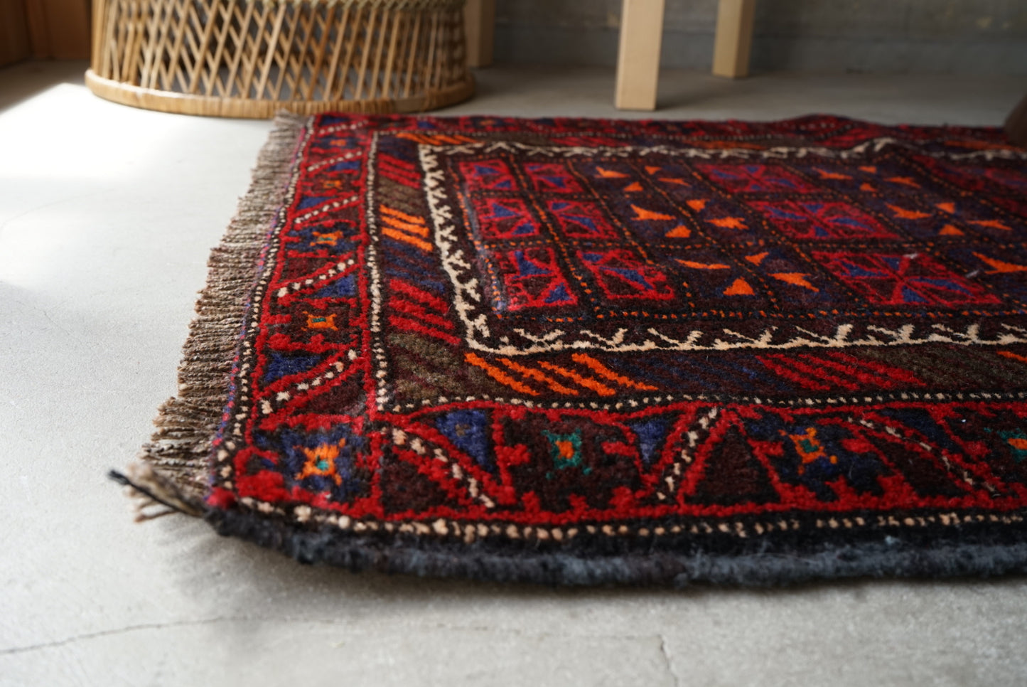 AFGHANISTAN BALUCH DOOR SIZE
 1970-1980年代 104 × 71 cm / 3'4 × 2'3 ft