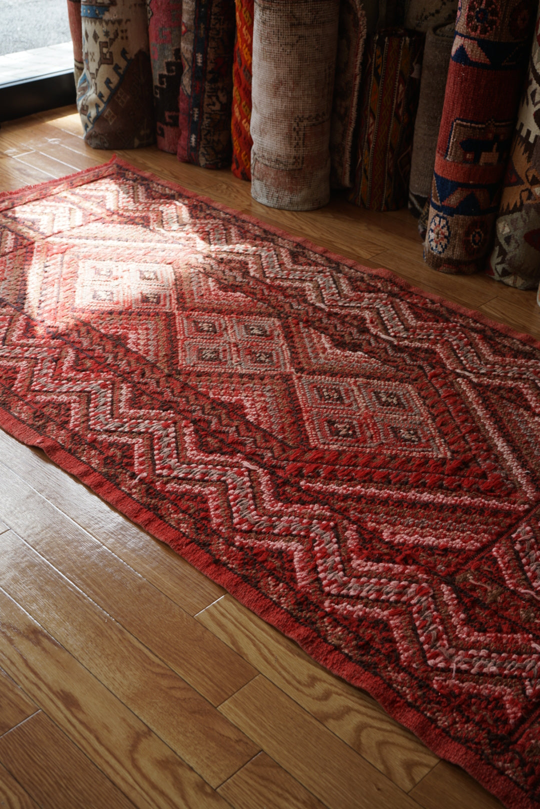 Türkiye Old Kilim Red 1970年代 180 × 88 cm No.TR25268