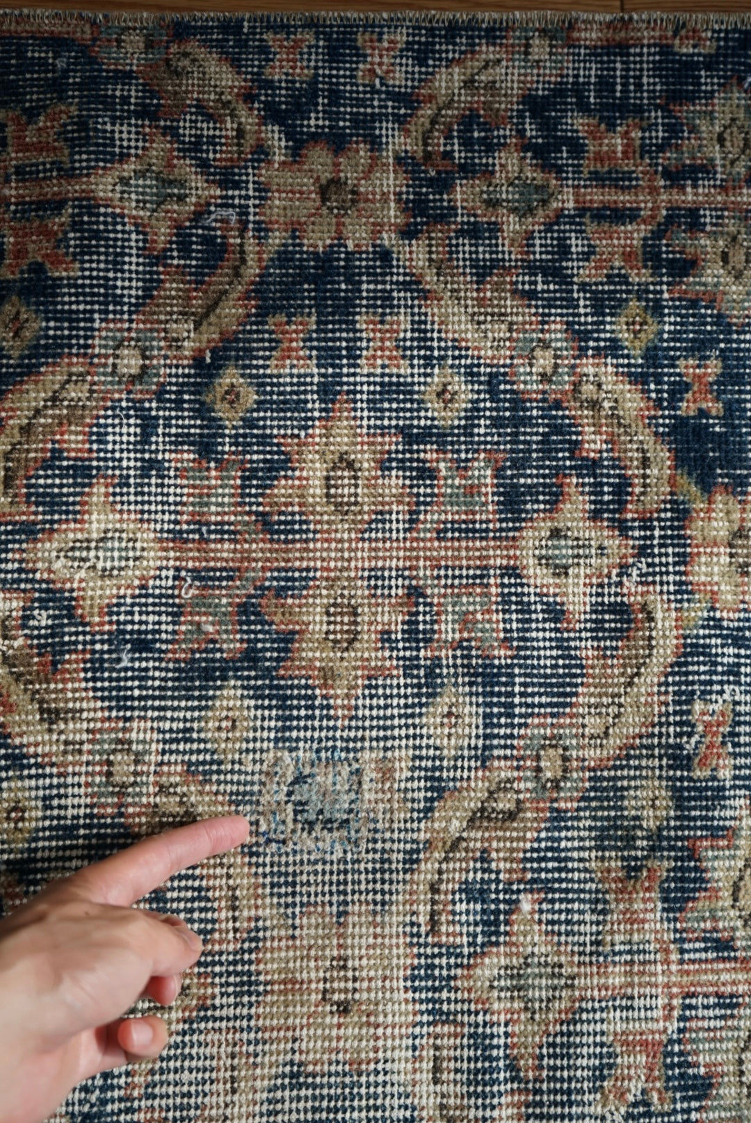 Türkiye Old Isparta Blue 1970年代 255 × 176.5 cm No.TR25434