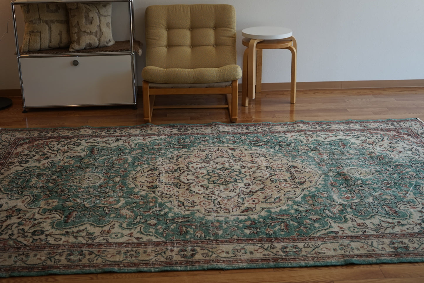 Türkiye Old Isparta EmeraldGreen 1970年代 267 × 169 cm No.TR25275