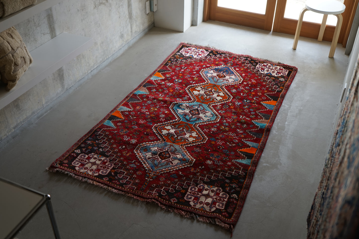 IRAN OLD SHIRAZ QASHQAI 1970年代 195 × 112 cm / 6'4" × 3'6" ft