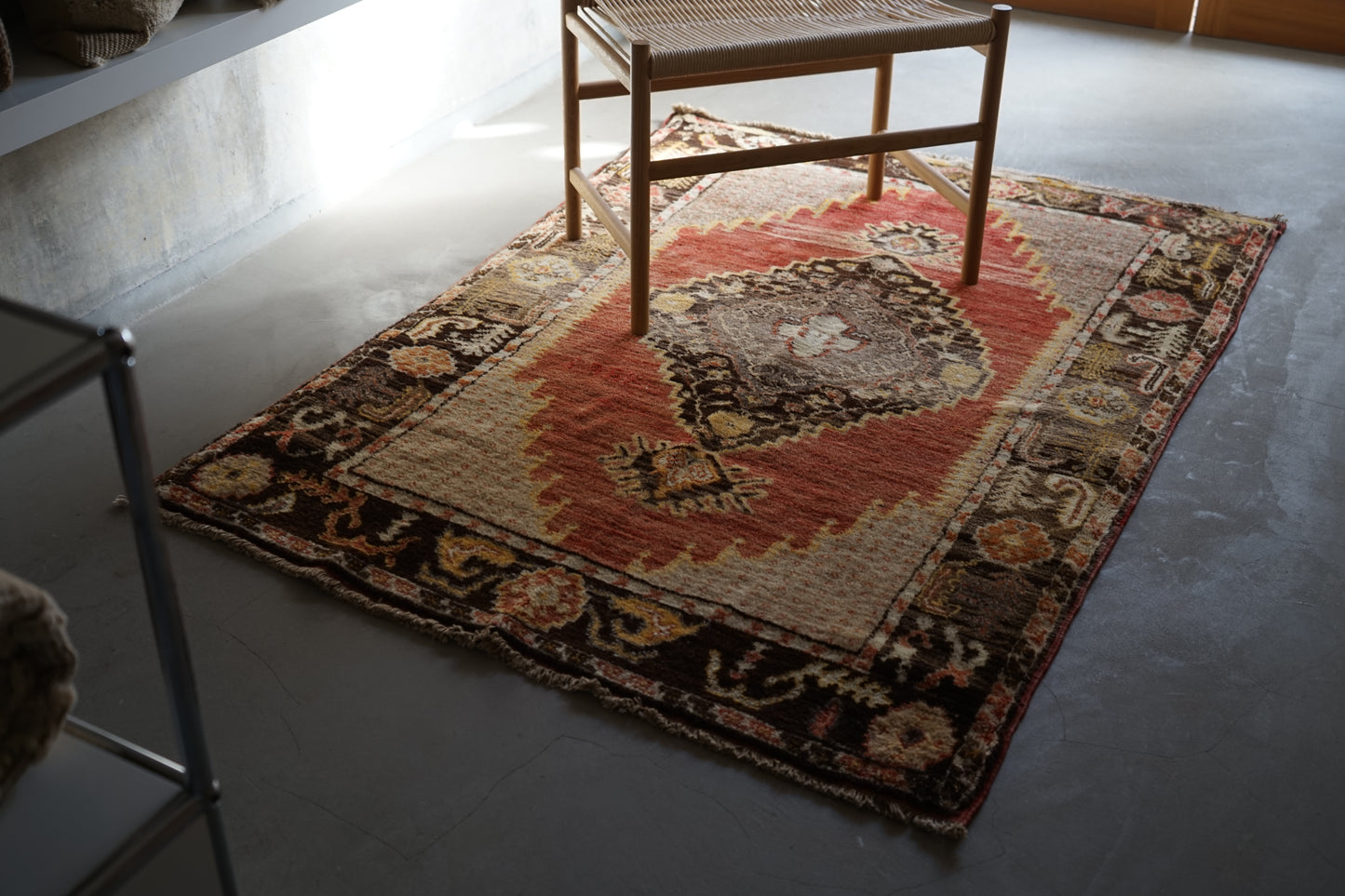 TRIBAL RUG TURKEY OLD KONYA OUSHAK 1965年代 164 × 115 cm No.TR25194