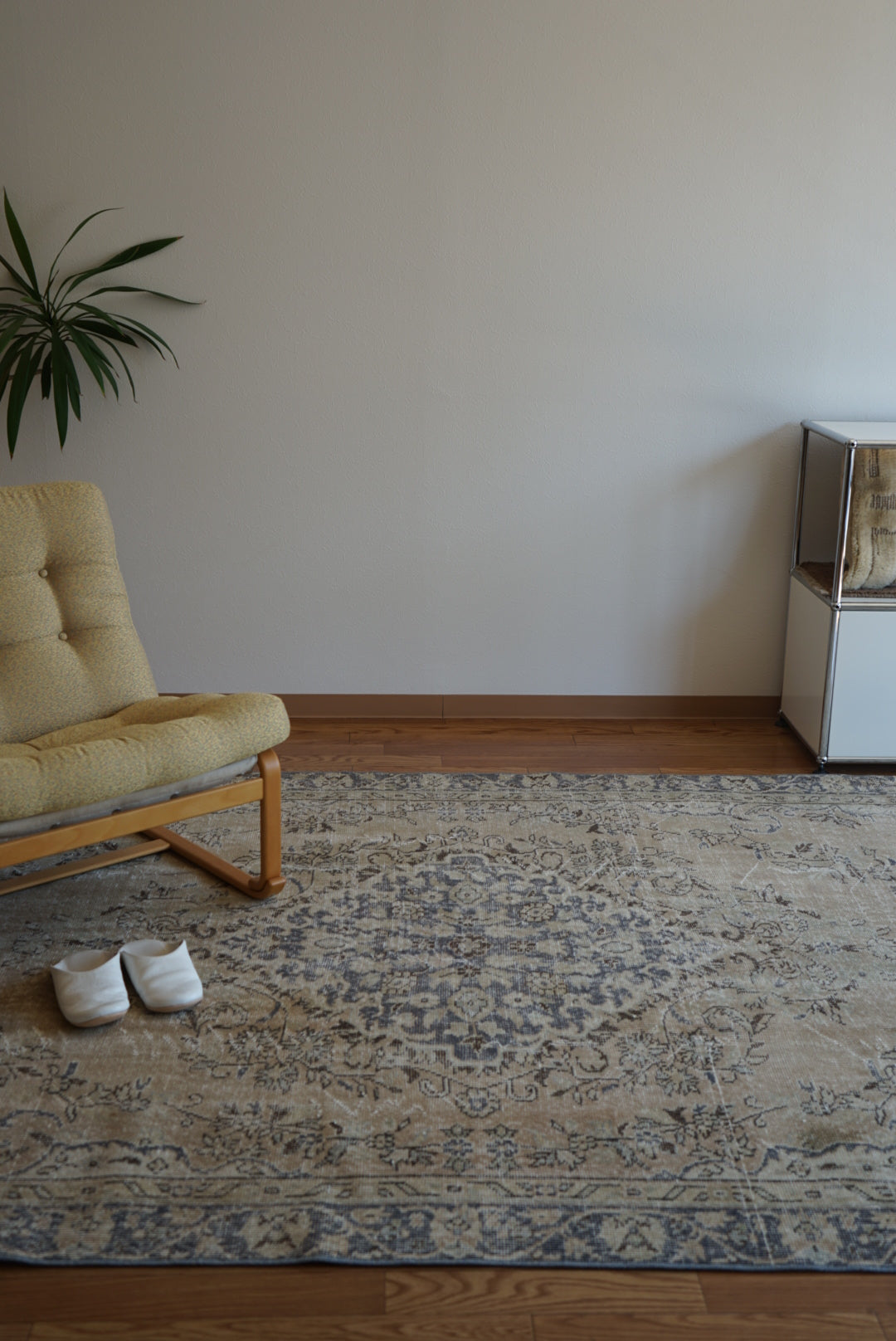 Türkiye Old Isparta Beige , BlueGlay 1970年代 267 × 169 cm No.TR25289