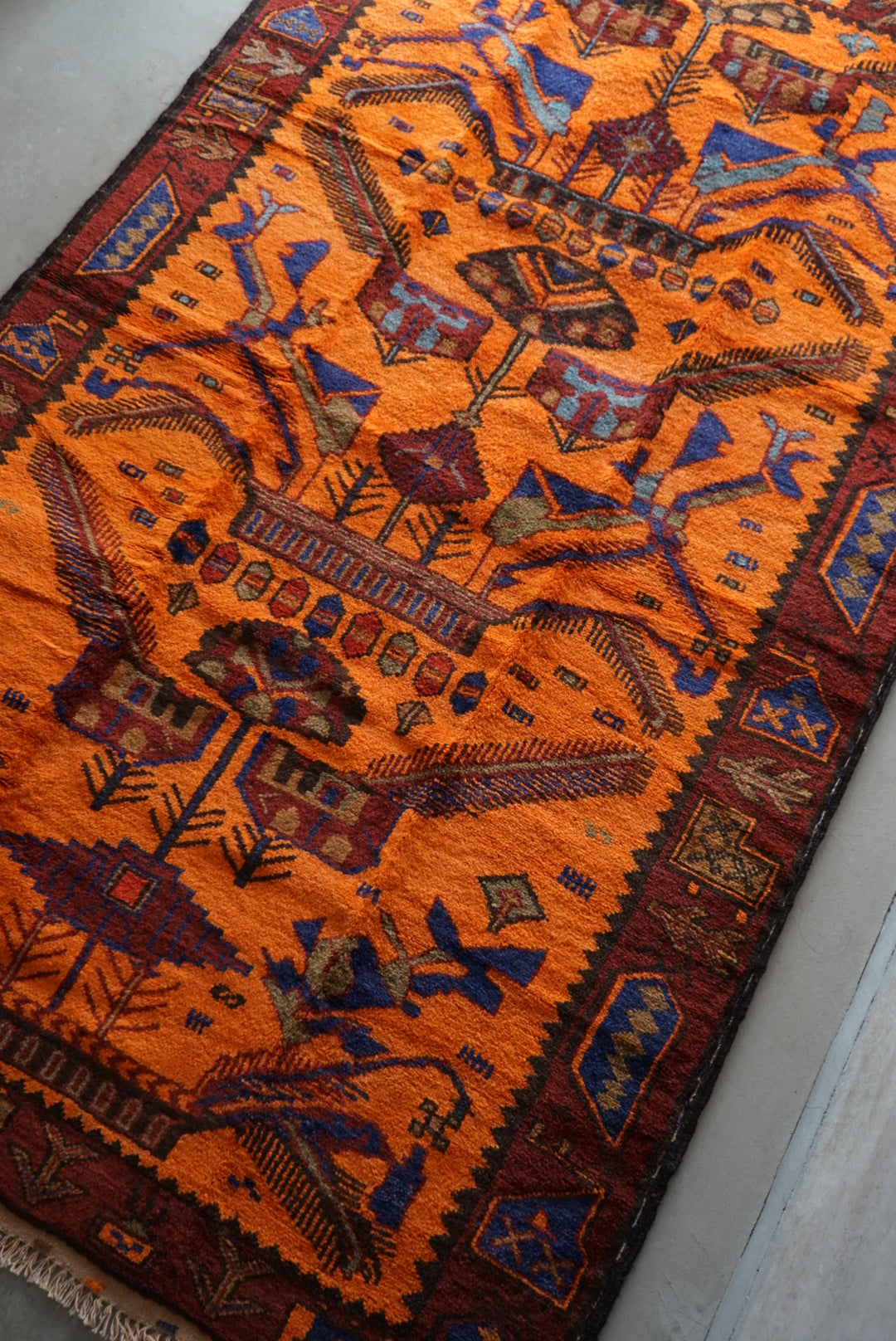 AFGHANISTAN VINTAGE BALUCH 1980-1985年 216 × 129 cm