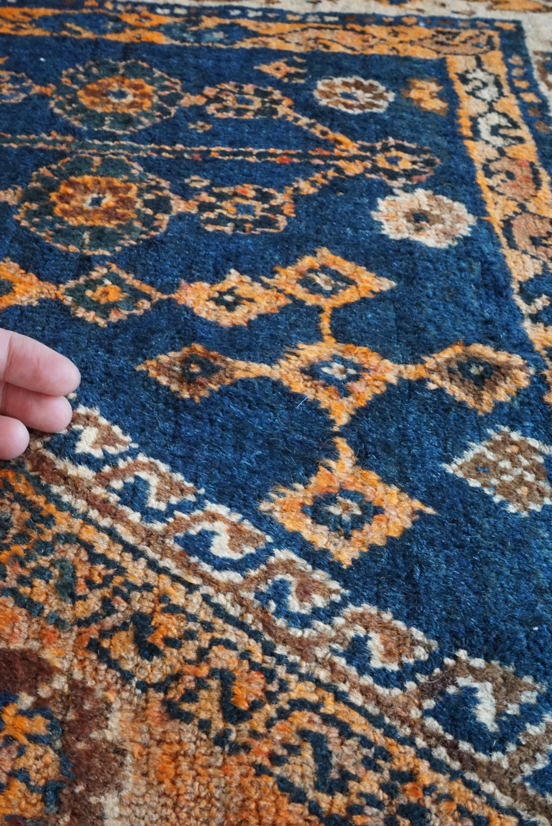 店頭販売 IRAN ANTIQUE SHIRAZ QASHQAI BASSERI 1870年代 217 × 150 cm