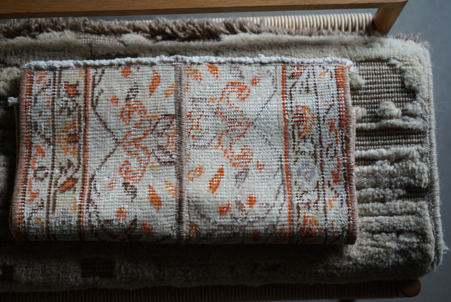 TURKEY VINTAGE SMALL RUG PATCHWORK 80 × 41 cm No.TR25163