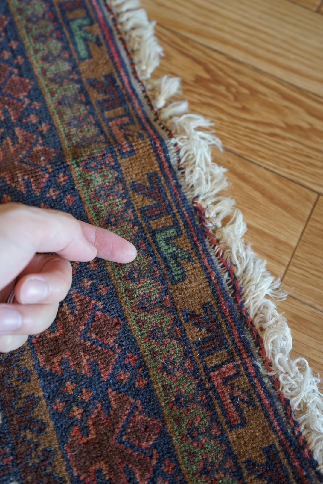 Afghanistan Old Baluch Prayer Rug 1970年代 155 × 100 cm  No.AF2541 / 国内送料無料・羊毛手織り絨毯