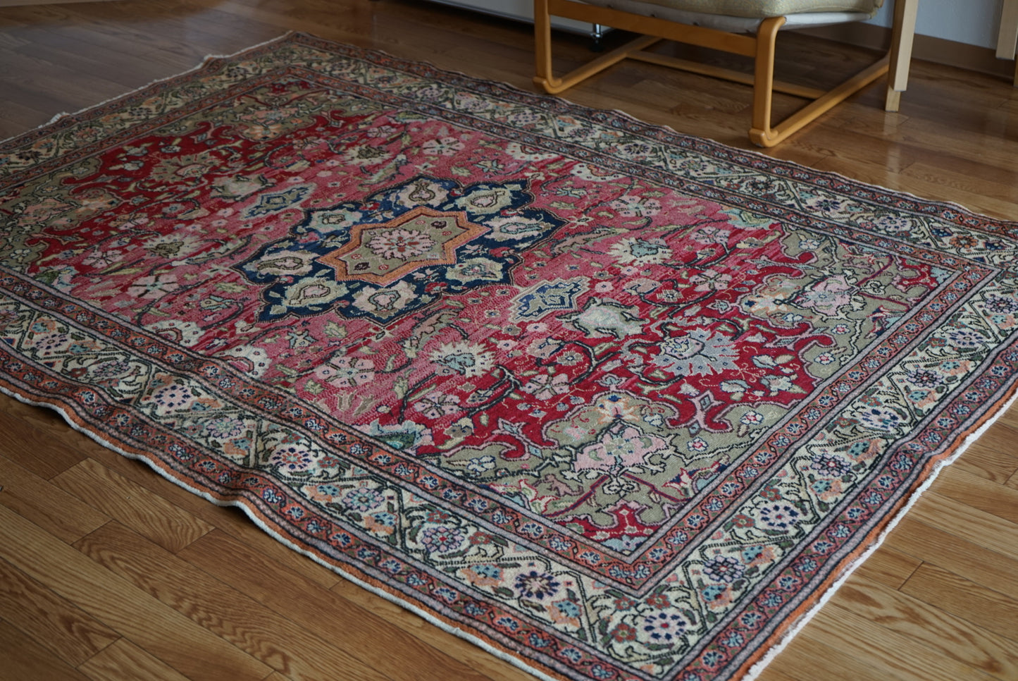 TURKEY OLD KAYSERI PINK 1950-1960年代 218 × 153 cm No.TR25192