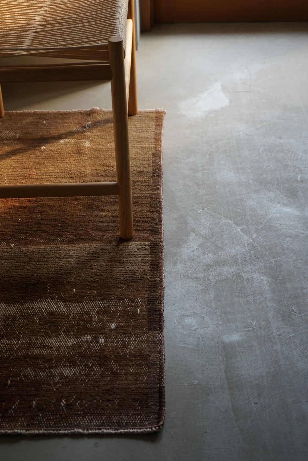 Türkiye Old Oushak Brown Runner size 1970年代 114 × 47 cm No.TR25250