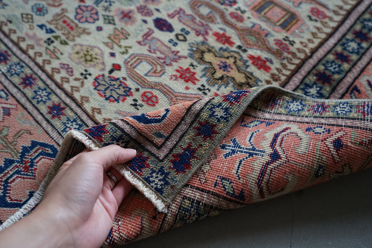 TURKEY OLD KAYSERI PINK 1950-1960年代 212 × 145 cm No.TR25190