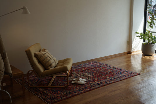 店頭販売 IRAN ANTIQUE MISHAN MALAYER 1840年代 204 × 123 cm