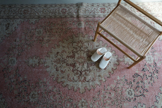 Türkiye Old Isparta Pink 1970年代 312 × 182 cm No.TR25266