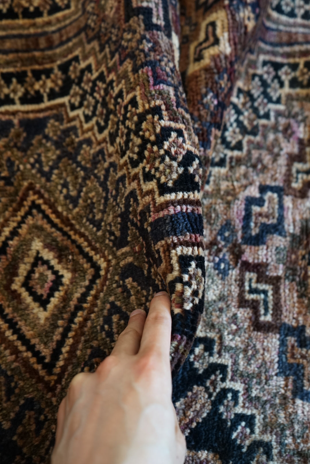 店頭販売 Iran Antique Shiraz Khamseh Dolkhani 1770年代 186 × 131 cm