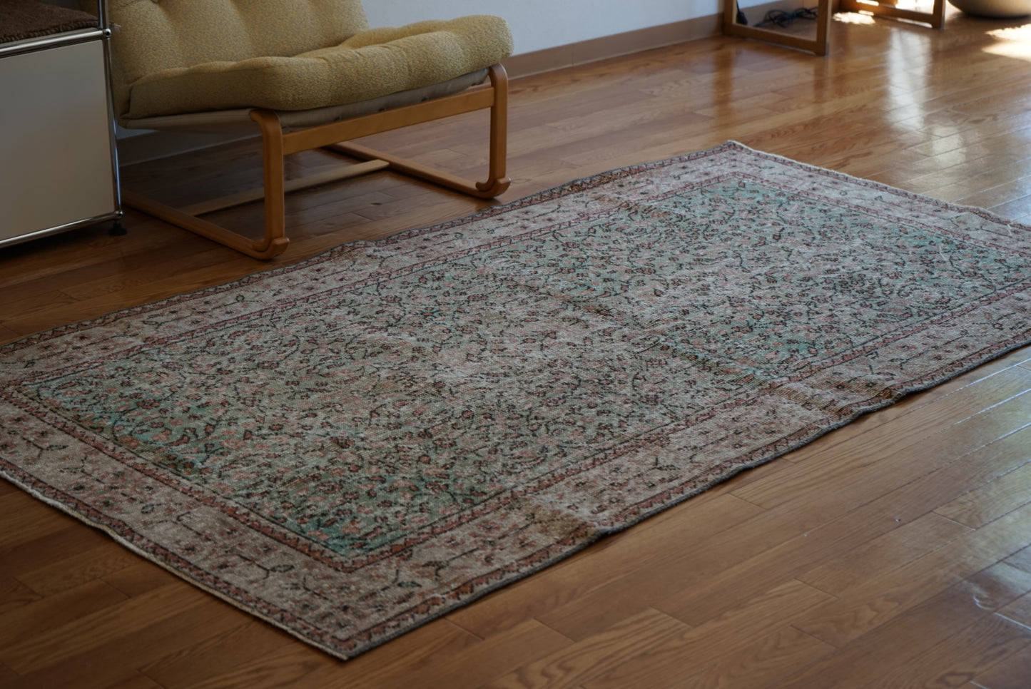 Türkiye Old Isparta Beige , Green 1970年代 203.5 × 114.5 cm No.TR25431