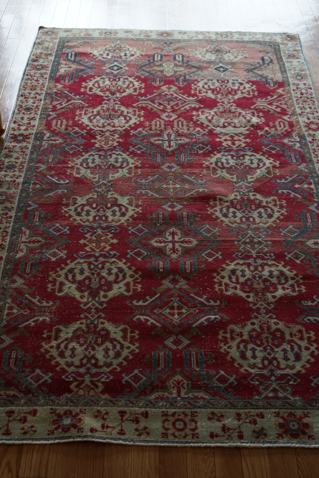 Türkiye Old Isparta RosePink 1960年代 251 × 147 cm No.TR25377