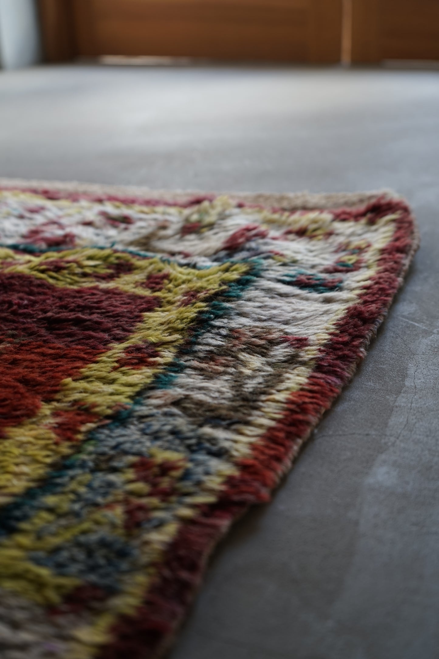 TRIBAL RUG TURKEY OLD OUSHAK 1965年代 154 × 133 cm No.TR25193