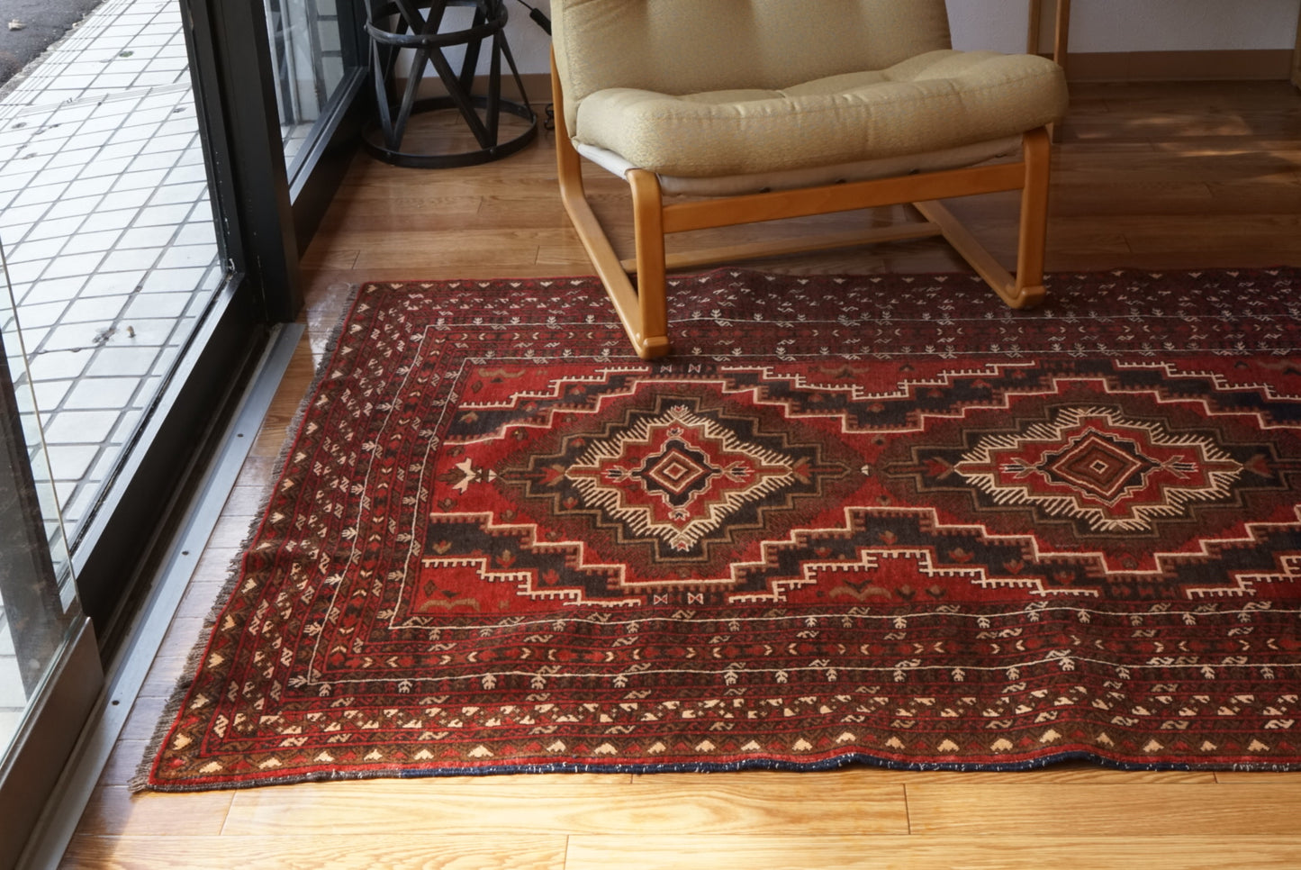 Afghanistan Vintage Turkmen Ali Khoja 1975年代 194 × 118.5 cm  No.AF2533