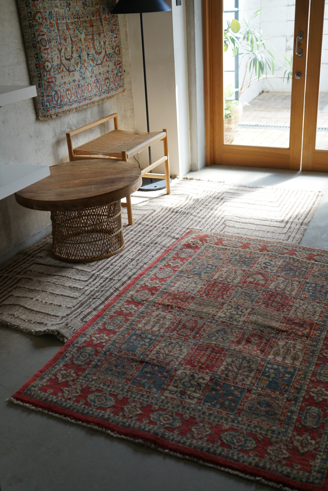 ORIGINAL IRAN QASHQAI KILIM MEDALLION 207 × 140 cm