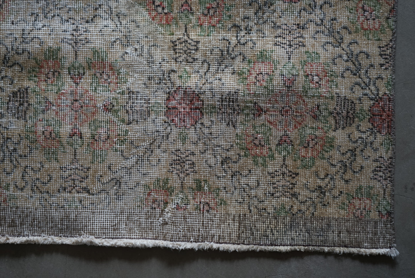 Türkiye Old Isparta Floral 1960年代 200 × 95 cm No.TR25256