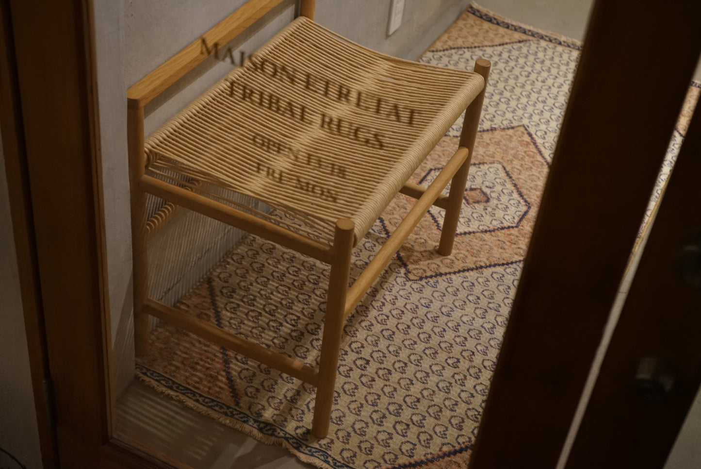 Türkiye Old Oushak Beige Runner 1970年代 169 × 73 cm No.TR25253