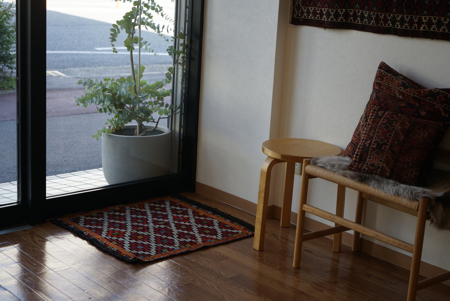 TURKEY OLD ANATOLIA KILIM 1950年代 73 × 67.5 cm